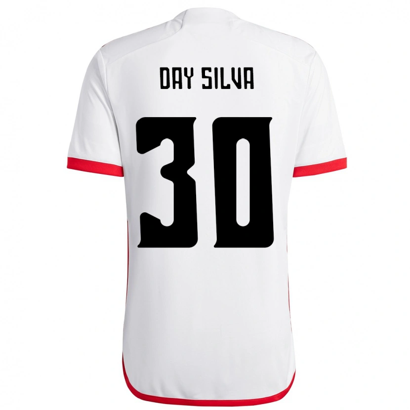 Danxen Homme Maillot Day Silva #30 Rouge Noir Tenues Extérieur 2025/26 T-Shirt