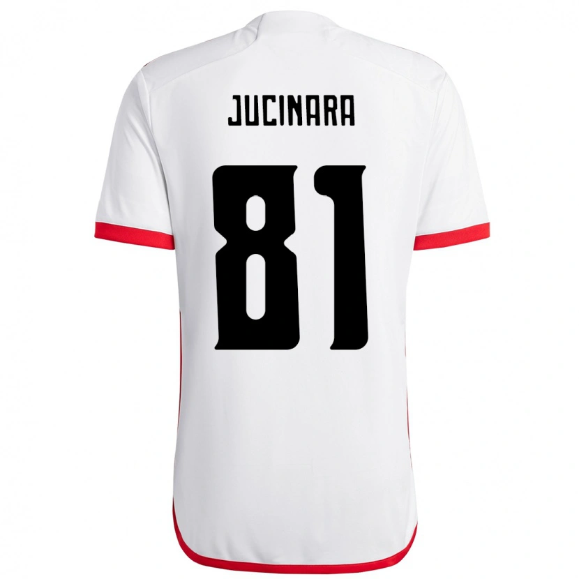 Danxen Homme Maillot Jucinara #81 Rouge Noir Tenues Extérieur 2025/26 T-Shirt