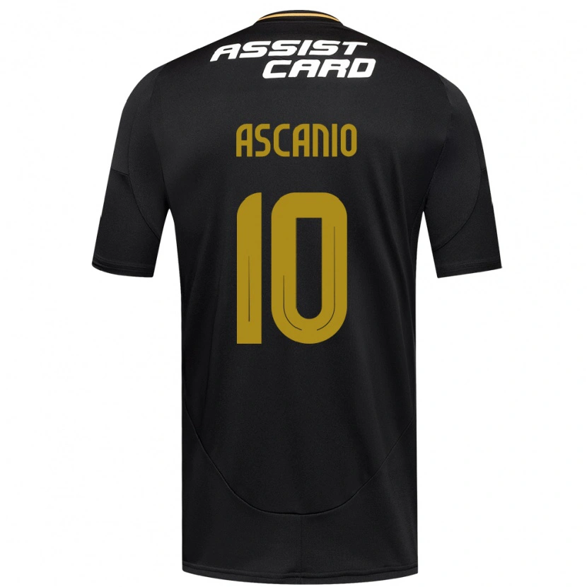 Danxen Homme Maillot Yusmery Ascanio #10 Noir Blanc Jaune Tenues Extérieur 2025/26 T-Shirt