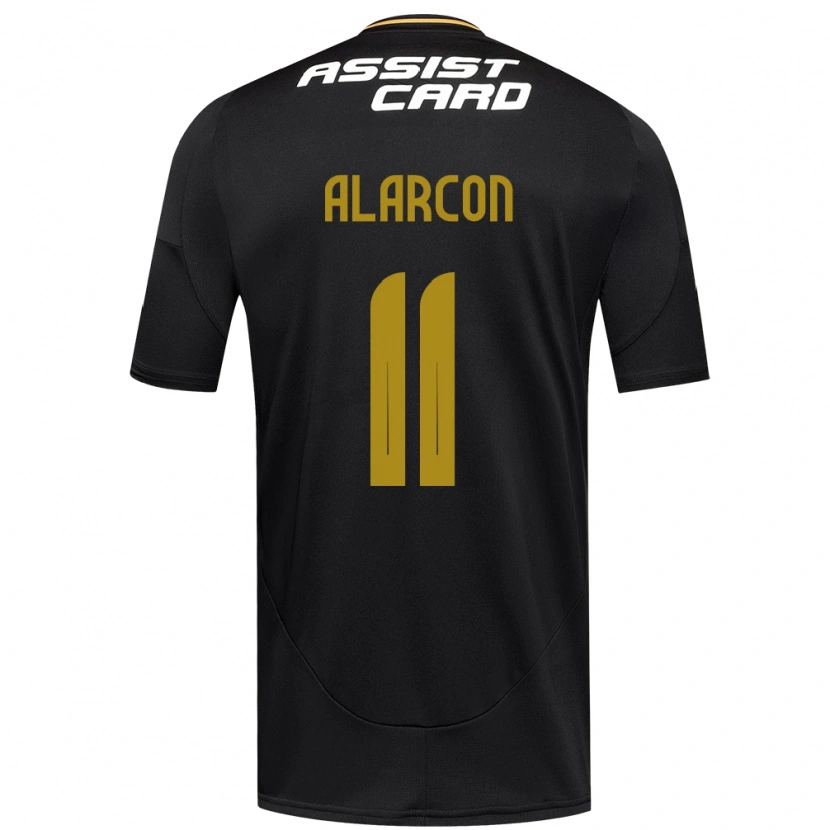 Danxen Homme Maillot Antonia Alarcón #11 Noir Blanc Tenues Extérieur 2025/26 T-Shirt