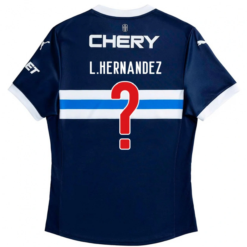 Danxen Homme Maillot Luis Felipe Hernández #0 Bleu Royal Blanc Tenues Extérieur 2025/26 T-Shirt