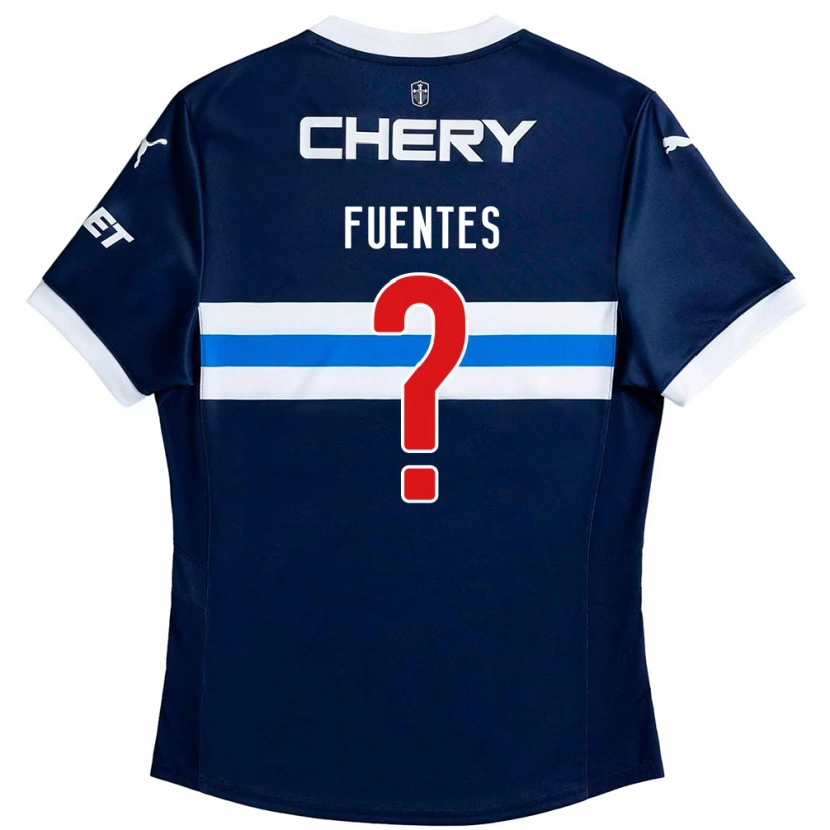 Danxen Homme Maillot Felipe Fuentes #0 Bleu Royal Blanc Tenues Extérieur 2025/26 T-Shirt