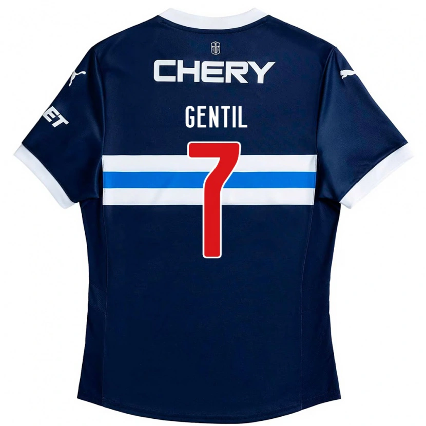 Danxen Homme Maillot Jader Gentil #7 Bleu Royal Blanc Tenues Extérieur 2025/26 T-Shirt