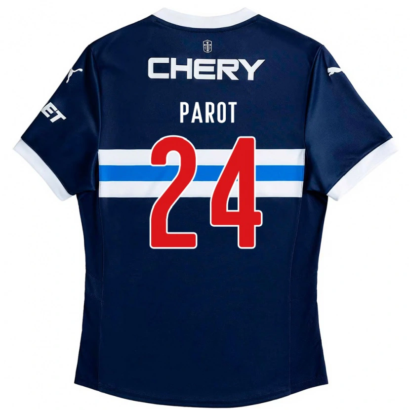Danxen Homme Maillot Alfonso Parot #24 Bleu Royal Blanc Tenues Extérieur 2025/26 T-Shirt