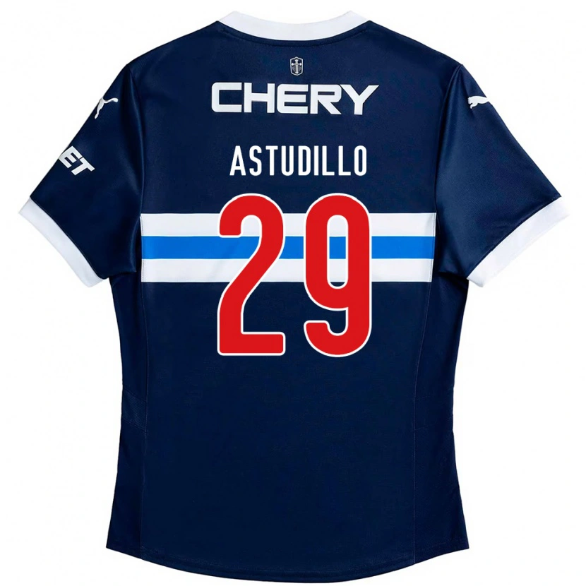 Danxen Homme Maillot Aaron Astudillo #29 Bleu Royal Blanc Tenues Extérieur 2025/26 T-Shirt