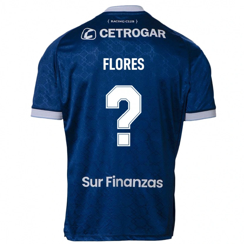 Danxen Homme Maillot Sebastián Flores #0 Bleu Foncé Tenues Extérieur 2025/26 T-Shirt