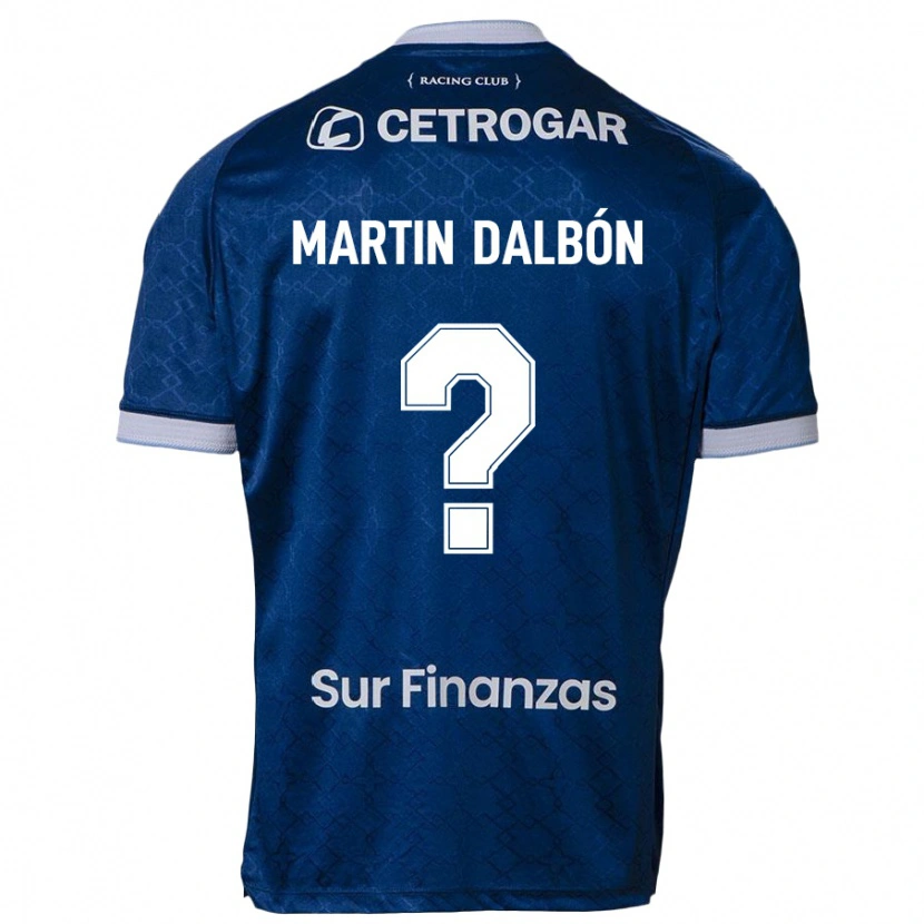 Danxen Homme Maillot Juan Martin Dalbón #0 Bleu Ciel Tenues Extérieur 2025/26 T-Shirt