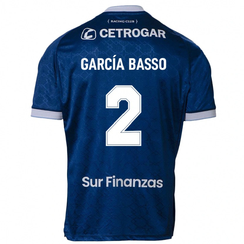 Danxen Homme Maillot Agustín García Basso #2 Bleu Ciel Tenues Extérieur 2025/26 T-Shirt