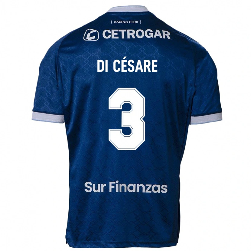 Danxen Homme Maillot Marco Di Césare #3 Bleu Ciel Tenues Extérieur 2025/26 T-Shirt