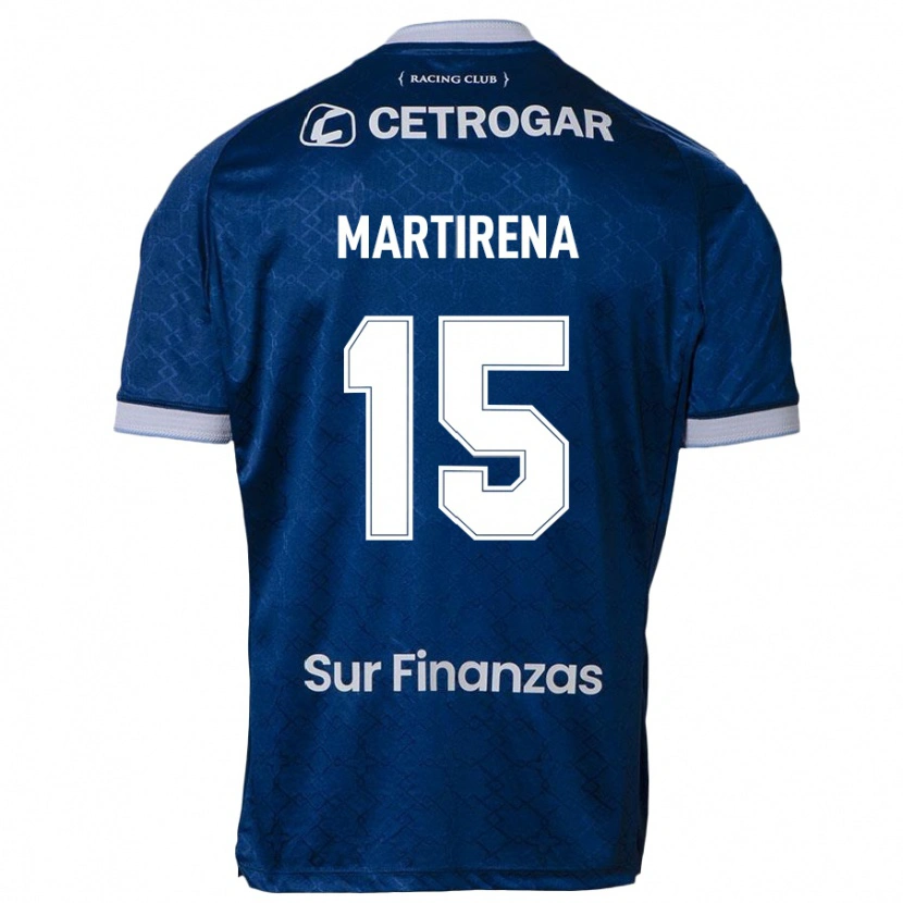 Danxen Homme Maillot Gastón Martirena #15 Bleu Foncé Tenues Extérieur 2025/26 T-Shirt