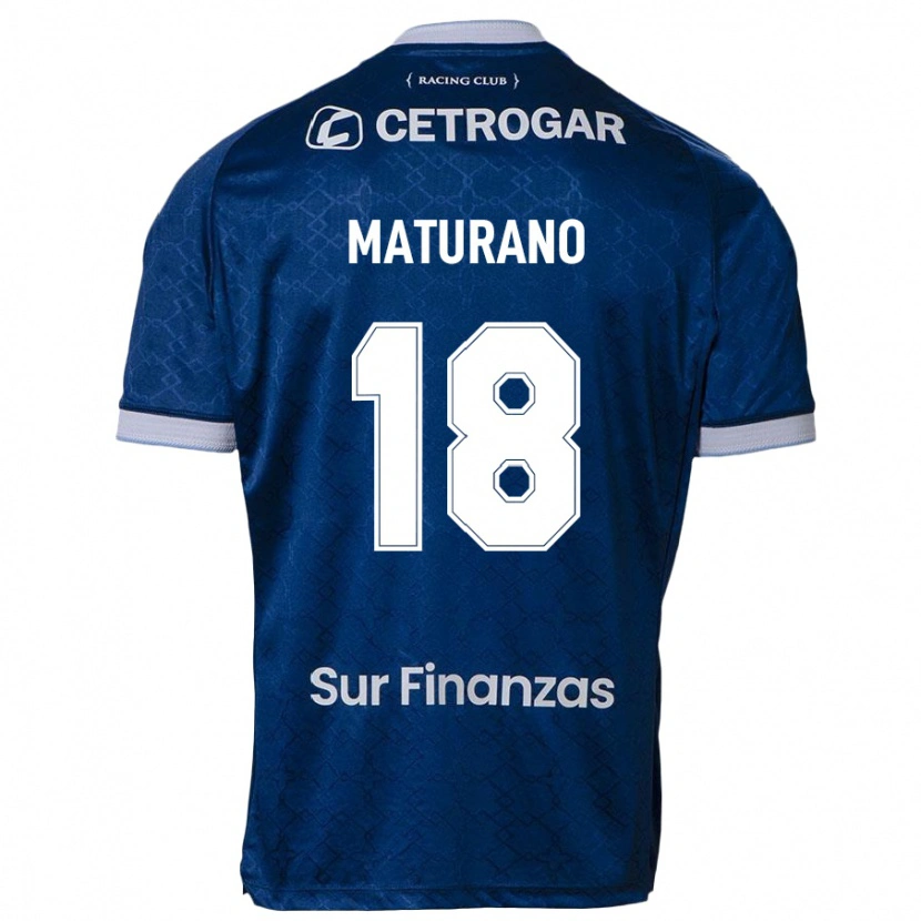 Danxen Homme Maillot Agustina Maturano #18 Bleu Ciel Tenues Extérieur 2025/26 T-Shirt