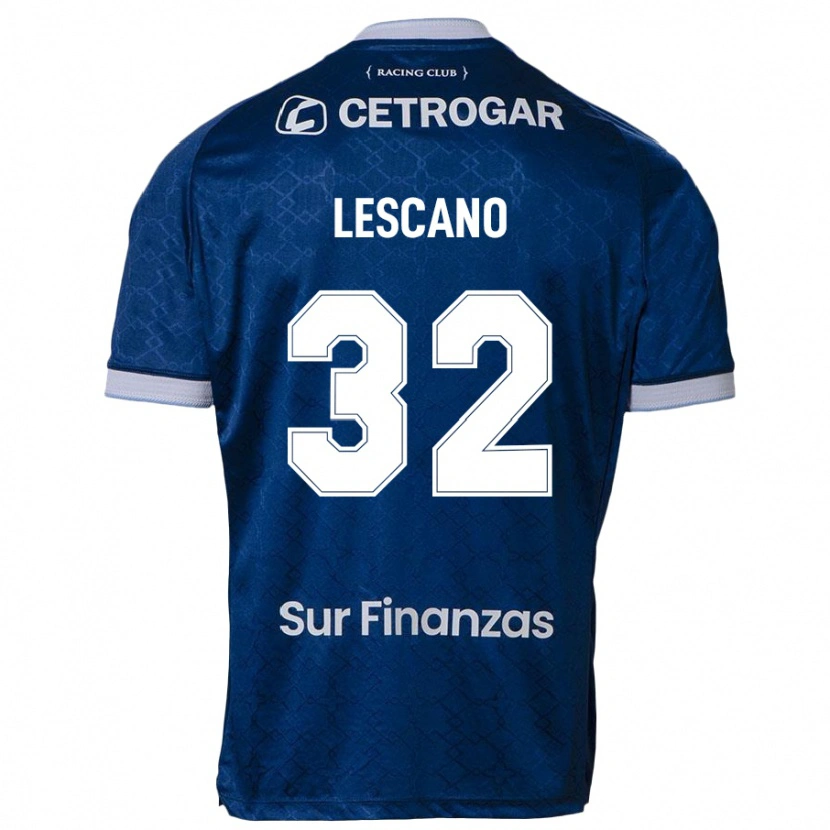 Danxen Homme Maillot Macarena Lescano #32 Bleu Ciel Tenues Extérieur 2025/26 T-Shirt