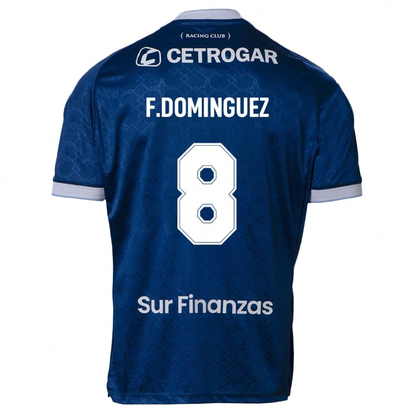 Danxen Homme Maillot Fabricio Dominguez #8 Bleu Ciel Tenues Extérieur 2025/26 T-Shirt