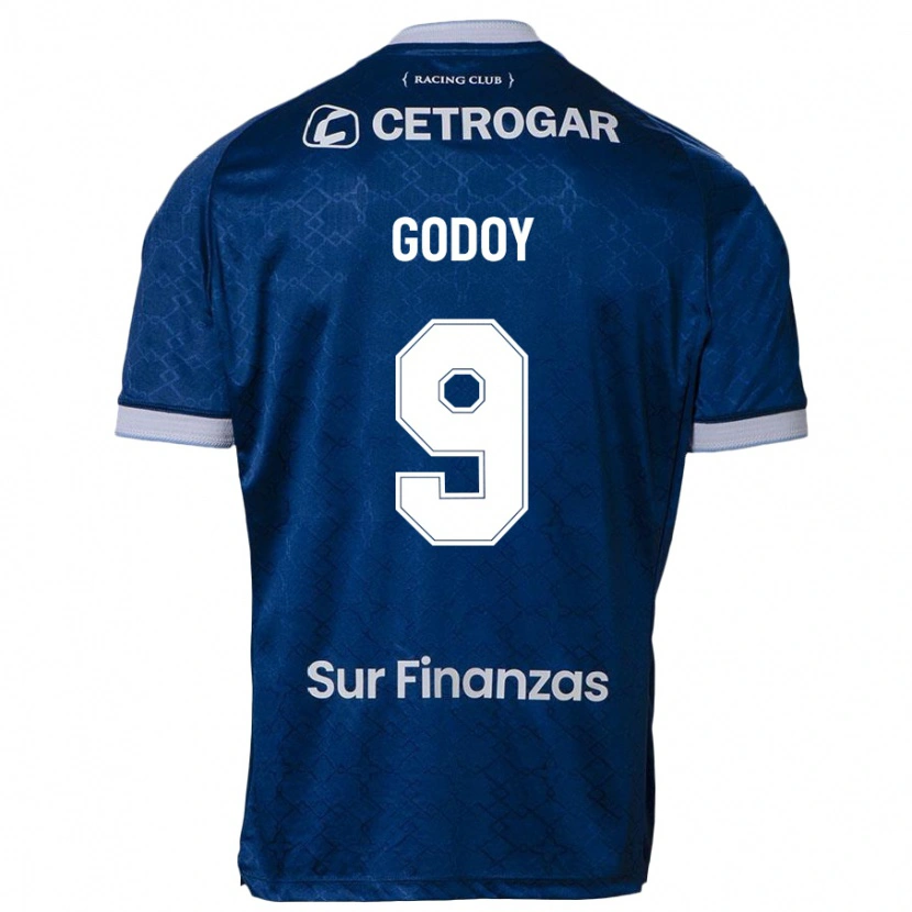 Danxen Homme Maillot Santiago Godoy #9 Bleu Ciel Tenues Extérieur 2025/26 T-Shirt