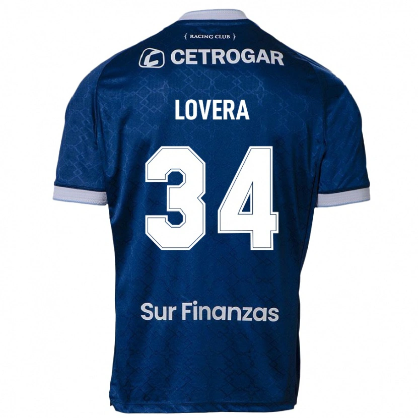 Danxen Homme Maillot Maximiliano Lovera #34 Bleu Ciel Tenues Extérieur 2025/26 T-Shirt