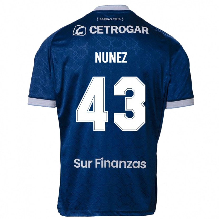 Danxen Homme Maillot Lucas Nunez #43 Bleu Ciel Tenues Extérieur 2025/26 T-Shirt