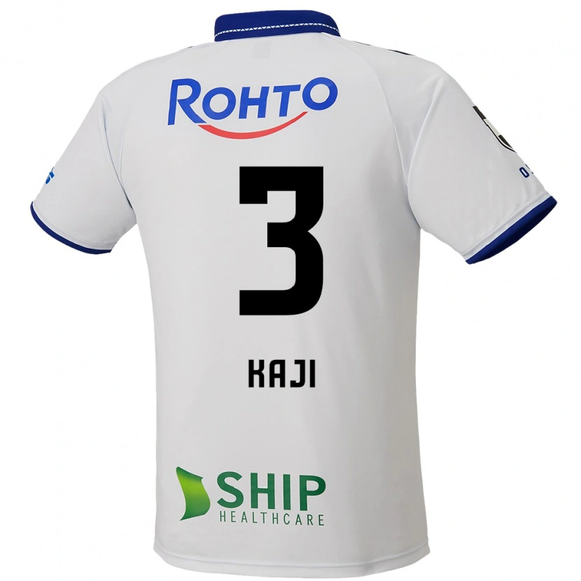 Danxen Homme Maillot Rihito Kaji #3 Blanc Bleu Noir Tenues Extérieur 2025/26 T-Shirt