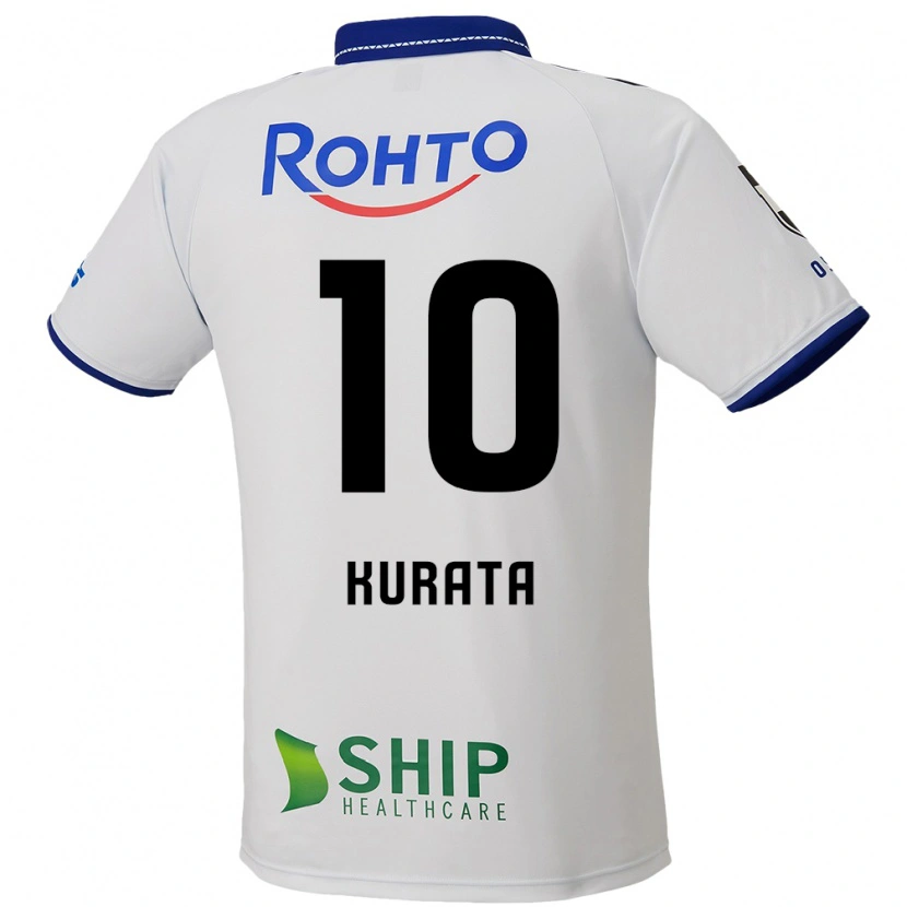 Danxen Homme Maillot Shu Kurata #10 Blanc Bleu Noir Tenues Extérieur 2025/26 T-Shirt