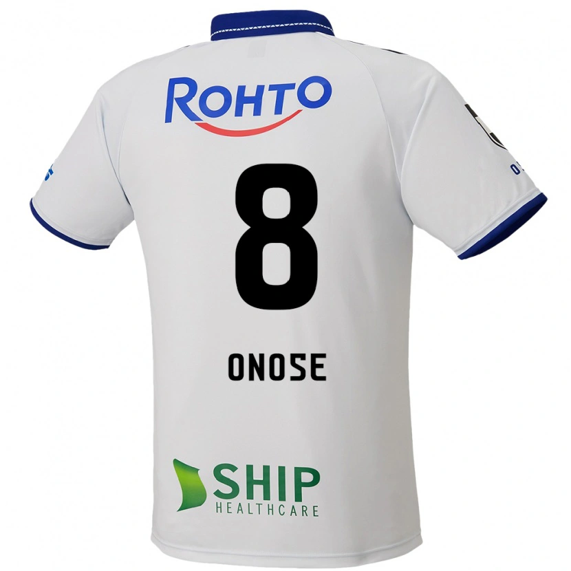 Danxen Homme Maillot Kosuke Onose #8 Bleu Blanc Noir Tenues Extérieur 2025/26 T-Shirt