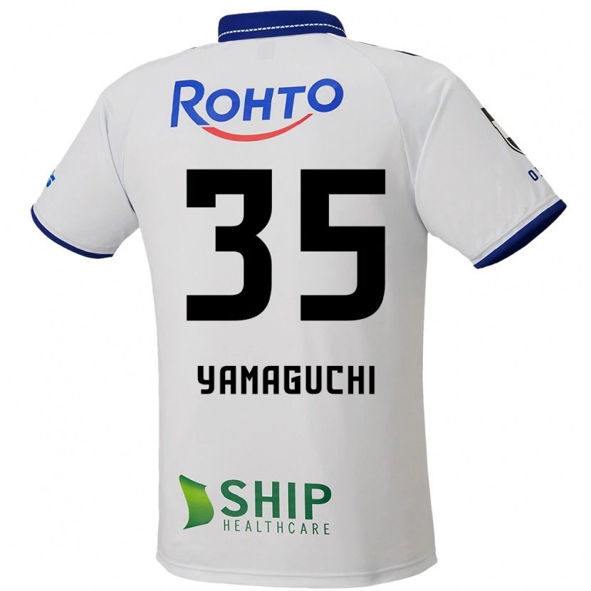 Danxen Homme Maillot Tatsuya Yamaguchi #35 Bleu Blanc Noir Tenues Extérieur 2025/26 T-Shirt