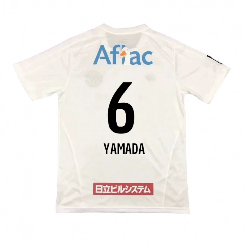 Danxen Homme Maillot Yuto Yamada #6 Noir Jaune Tenues Extérieur 2025/26 T-Shirt