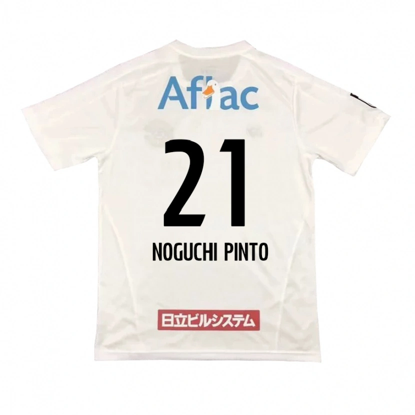 Danxen Homme Maillot Amato Noguchi Pinto #21 Noir Jaune Tenues Extérieur 2025/26 T-Shirt