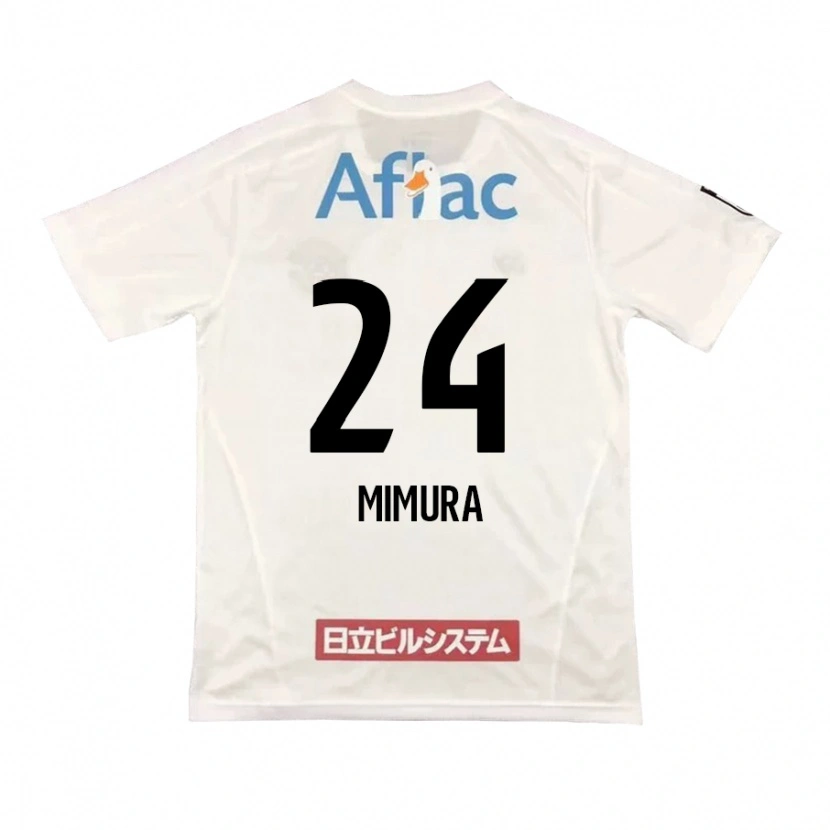 Danxen Homme Maillot Kaname Mimura #24 Noir Jaune Tenues Extérieur 2025/26 T-Shirt