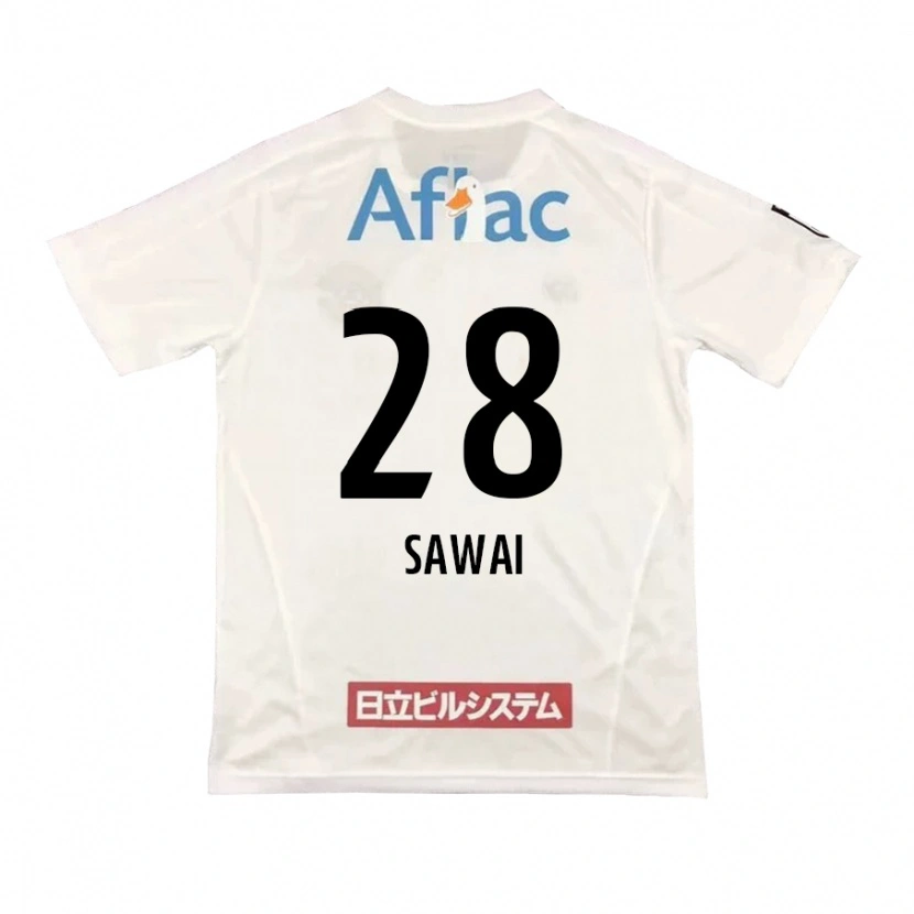 Danxen Homme Maillot Retsu Sawai #28 Noir Jaune Tenues Extérieur 2025/26 T-Shirt