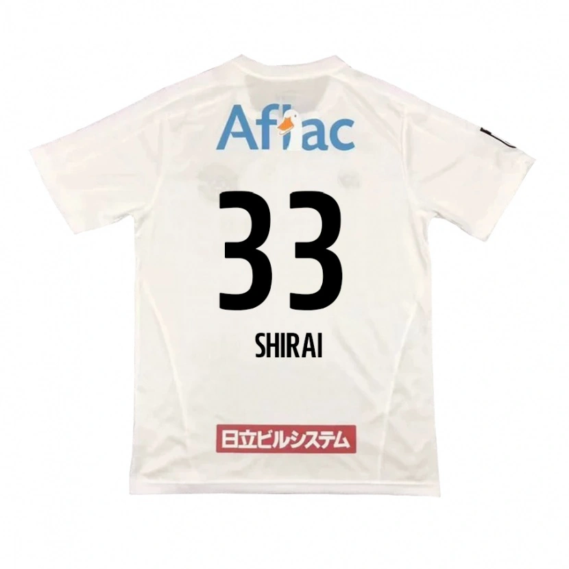 Danxen Homme Maillot Eiji Shirai #33 Noir Jaune Tenues Extérieur 2025/26 T-Shirt