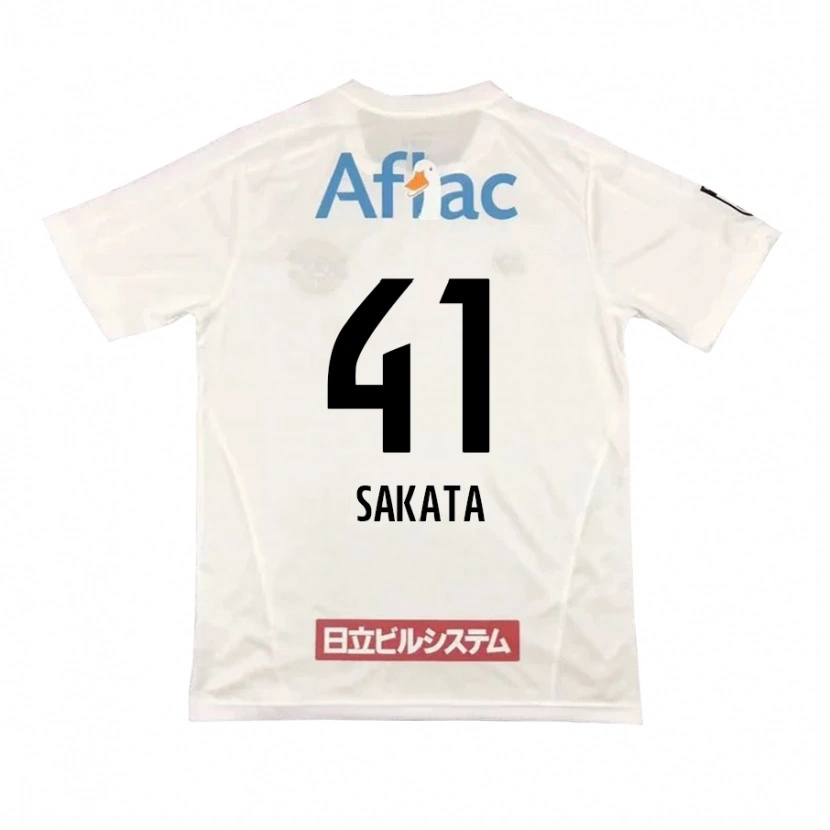 Danxen Homme Maillot Daiki Sakata #41 Noir Jaune Tenues Extérieur 2025/26 T-Shirt