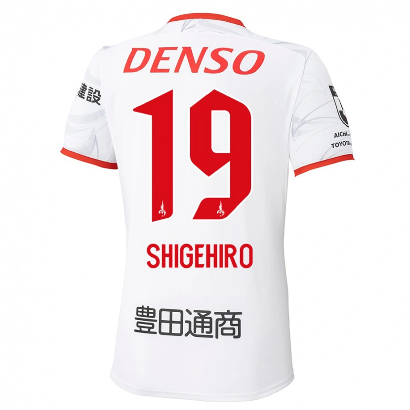 Danxen Homme Maillot Takuya Shigehiro #19 Rouge Jaune Tenues Extérieur 2025/26 T-Shirt