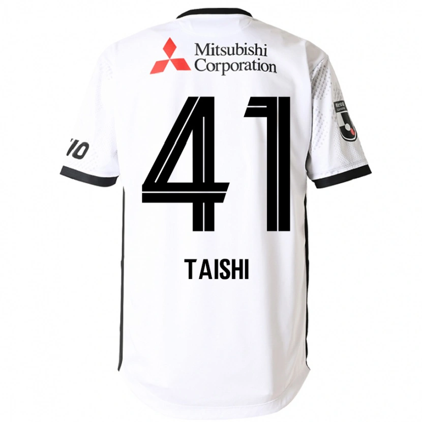 Danxen Homme Maillot Taishi Brandon Nozawa #41 Blanc Noir Tenues Extérieur 2025/26 T-Shirt