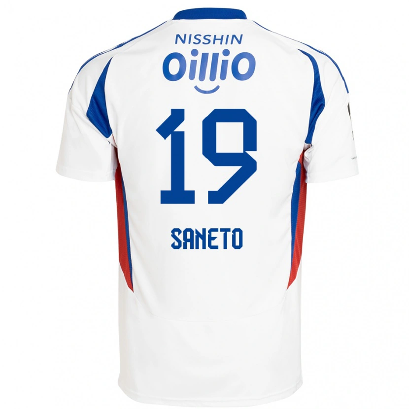 Danxen Homme Maillot Yuki Saneto #19 Bleu Royal Blanc Tenues Extérieur 2025/26 T-Shirt