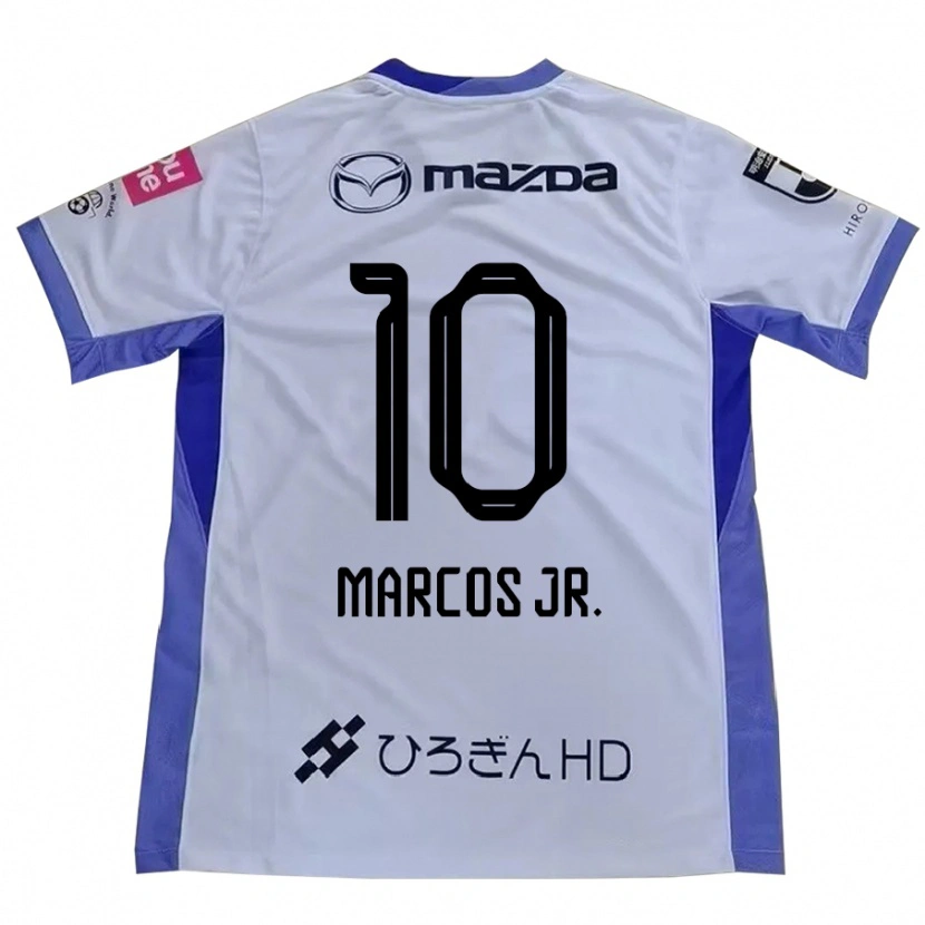 Danxen Homme Maillot Marcos Júnior #10 Violet Orange Tenues Extérieur 2025/26 T-Shirt