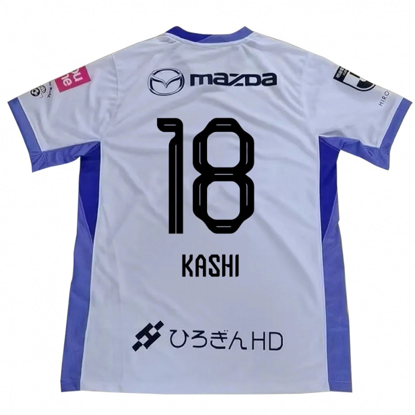 Danxen Homme Maillot Yoshifumi Kashiwa #18 Violet Orange Tenues Extérieur 2025/26 T-Shirt