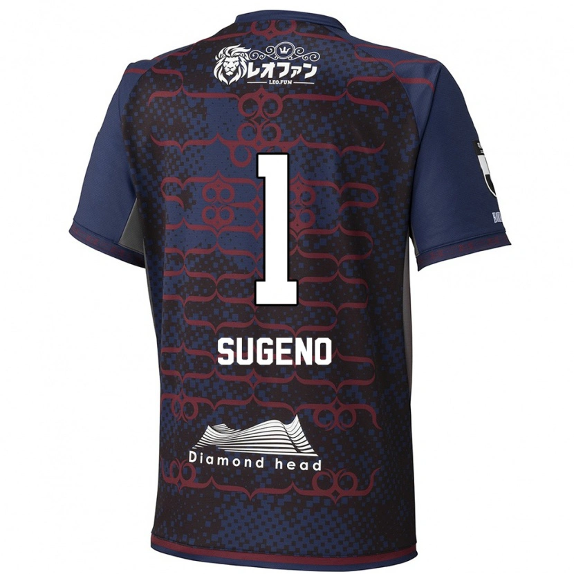 Danxen Homme Maillot Takanori Sugeno #1 Rouge Noir Tenues Extérieur 2025/26 T-Shirt
