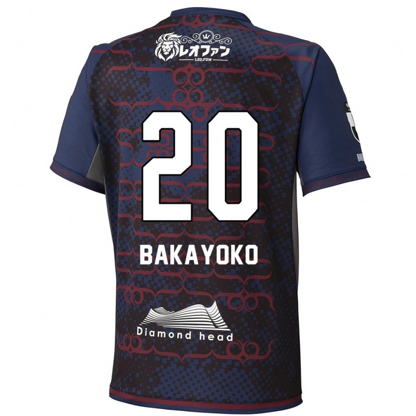 Danxen Homme Maillot Amadou Bakayoko #20 Rouge Noir Tenues Extérieur 2025/26 T-Shirt