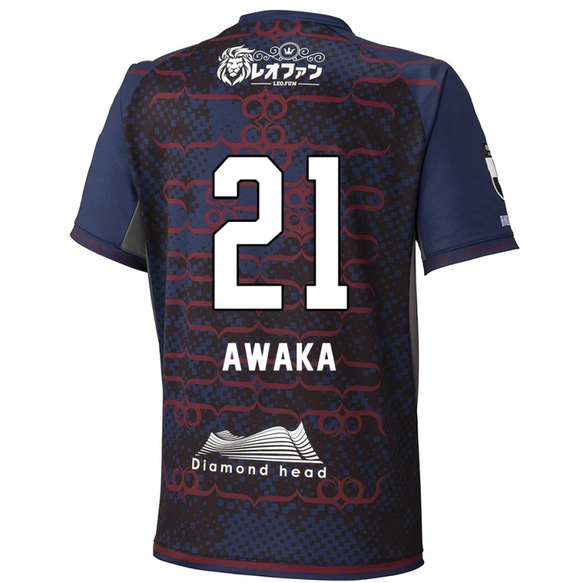 Danxen Homme Maillot Shunta Awaka #21 Rouge Noir Tenues Extérieur 2025/26 T-Shirt