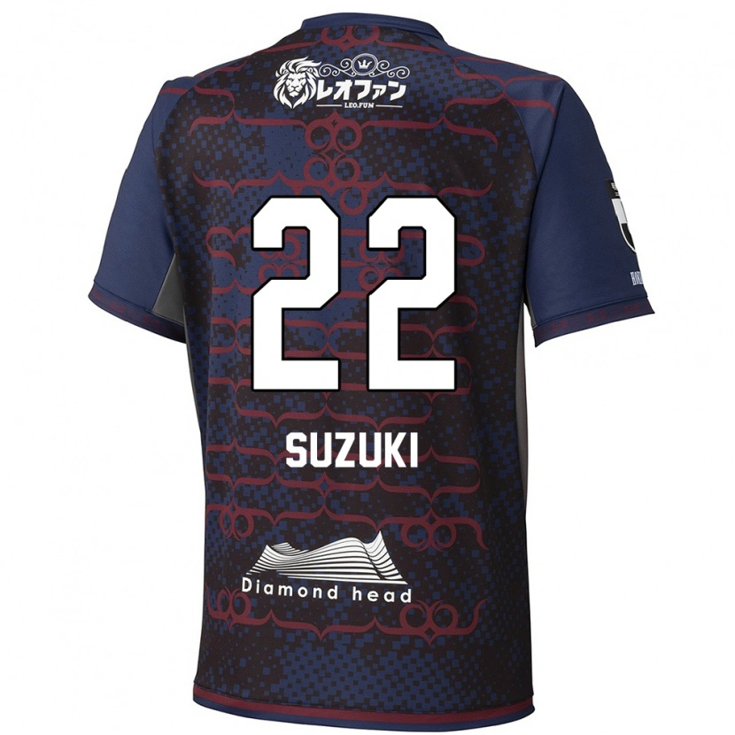 Danxen Homme Maillot So Suzuki #22 Rouge Noir Tenues Extérieur 2025/26 T-Shirt