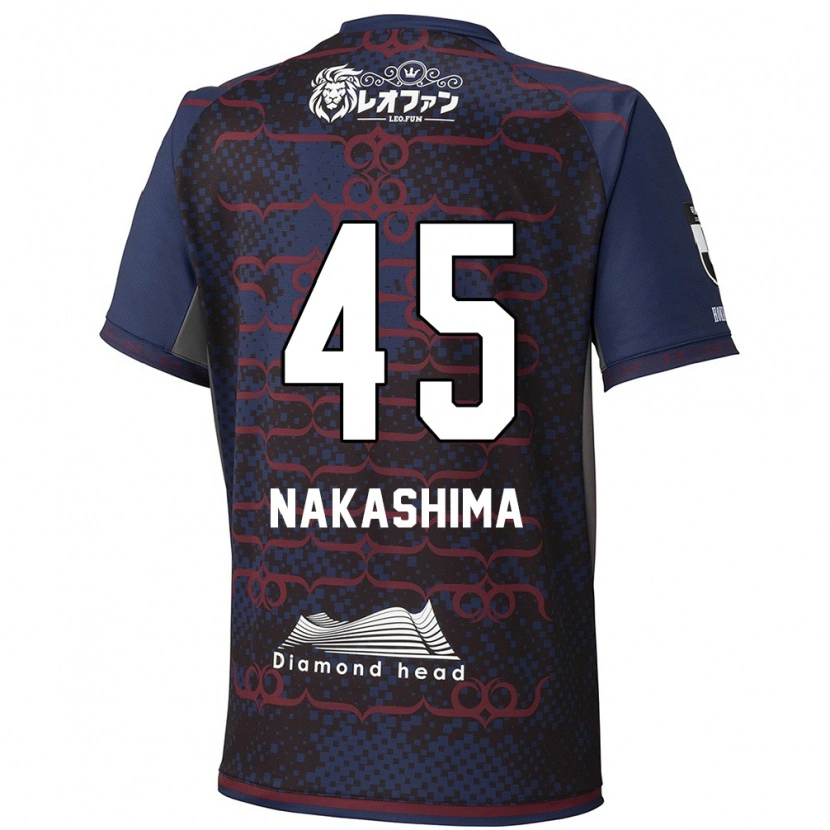 Danxen Homme Maillot Taika Nakashima #45 Rouge Noir Tenues Extérieur 2025/26 T-Shirt