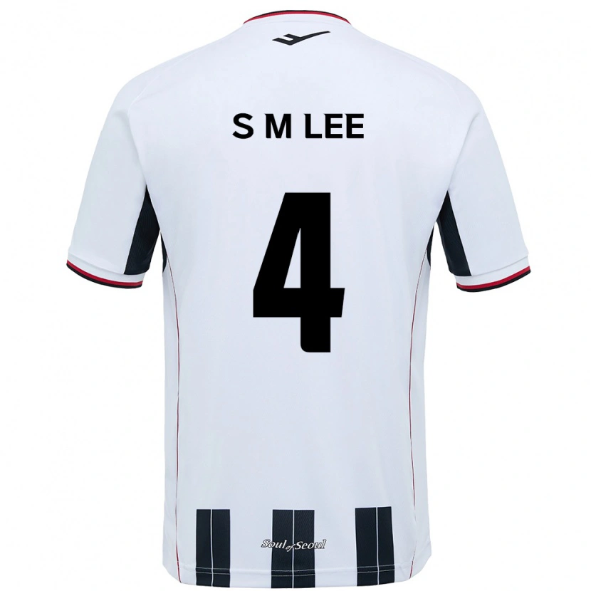 Danxen Homme Maillot Sang-Min Lee #4 Noir Rouge Tenues Extérieur 2025/26 T-Shirt