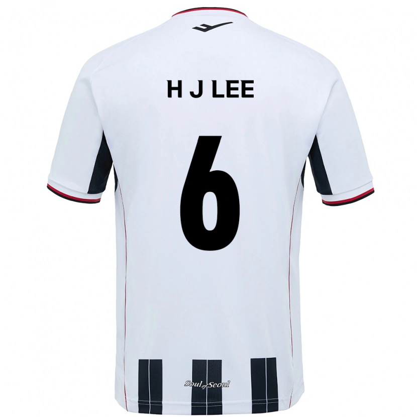 Danxen Homme Maillot Ju-Hwan Lee #6 Noir Rouge Tenues Extérieur 2025/26 T-Shirt