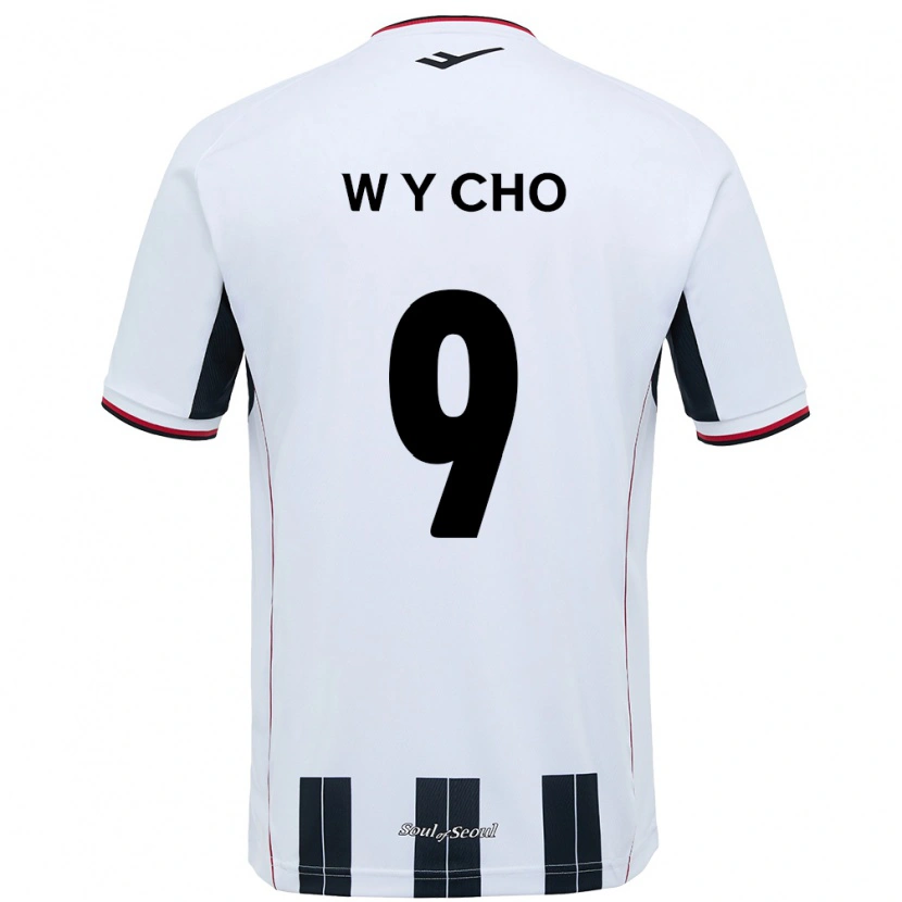 Danxen Homme Maillot Young-Wook Cho #9 Noir Rouge Tenues Extérieur 2025/26 T-Shirt