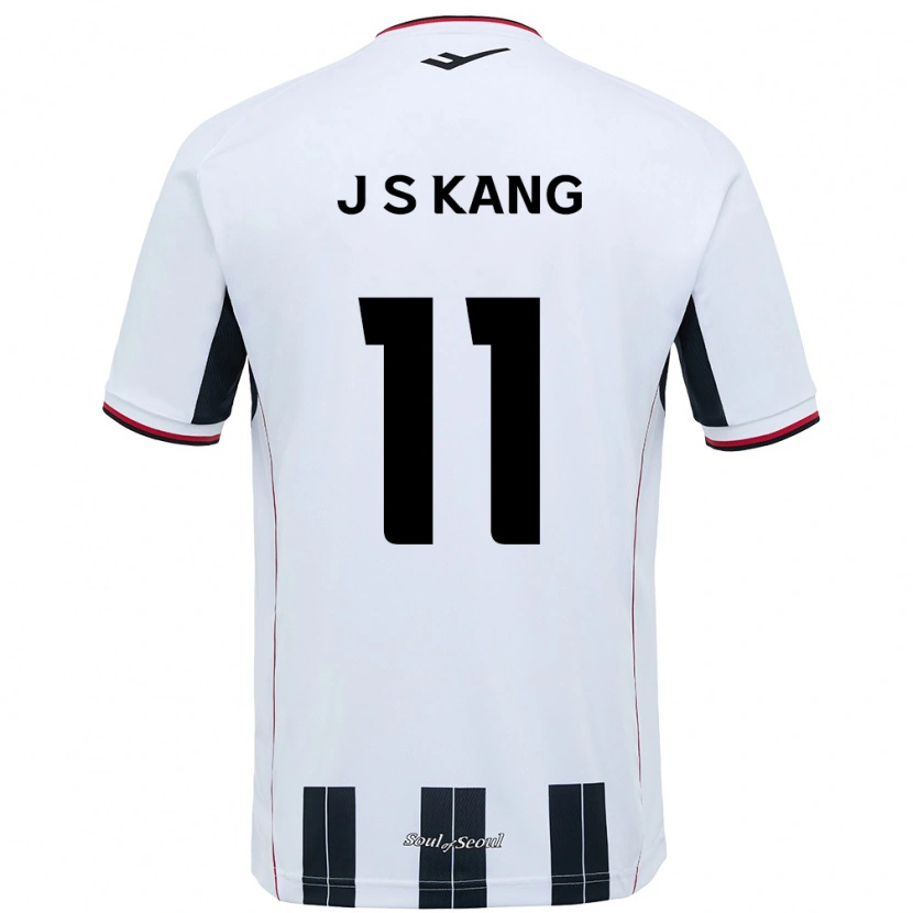 Danxen Homme Maillot Seong-Jin Kang #11 Noir Rouge Tenues Extérieur 2025/26 T-Shirt
