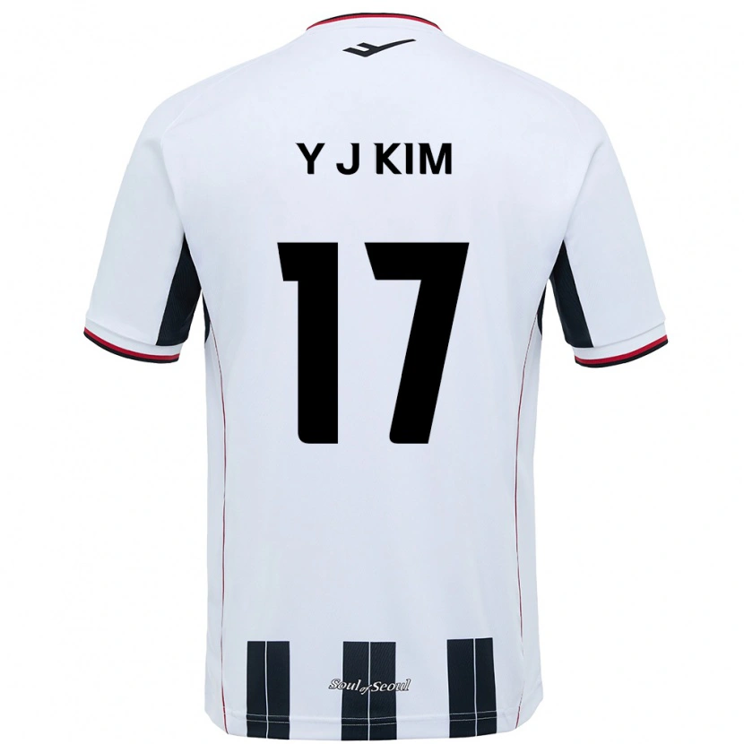 Danxen Homme Maillot Jin-Ya Kim #17 Noir Rouge Tenues Extérieur 2025/26 T-Shirt