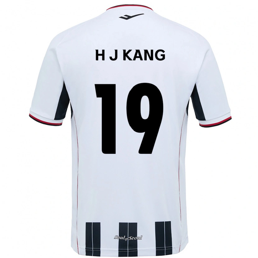 Danxen Homme Maillot Ju-Hyeok Kang #19 Noir Rouge Tenues Extérieur 2025/26 T-Shirt