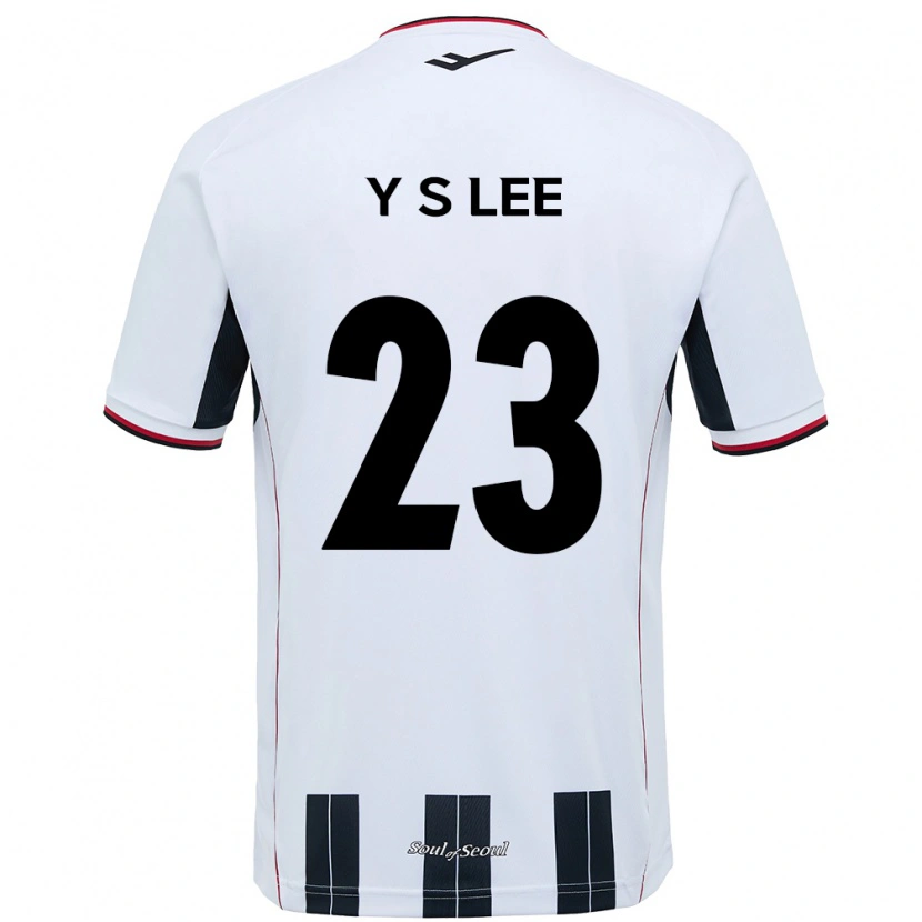 Danxen Homme Maillot Si-Young Lee #23 Blanc Noir Tenues Extérieur 2025/26 T-Shirt