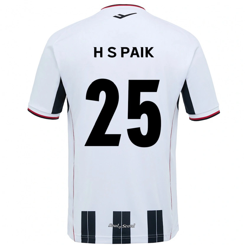 Danxen Homme Maillot Sang-Hoon Paik #25 Noir Rouge Tenues Extérieur 2025/26 T-Shirt