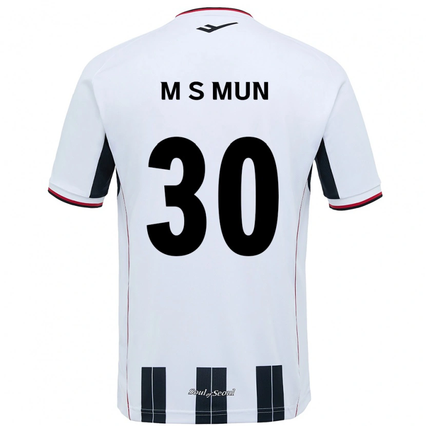 Danxen Homme Maillot Seong-Min Mun #30 Noir Rouge Tenues Extérieur 2025/26 T-Shirt