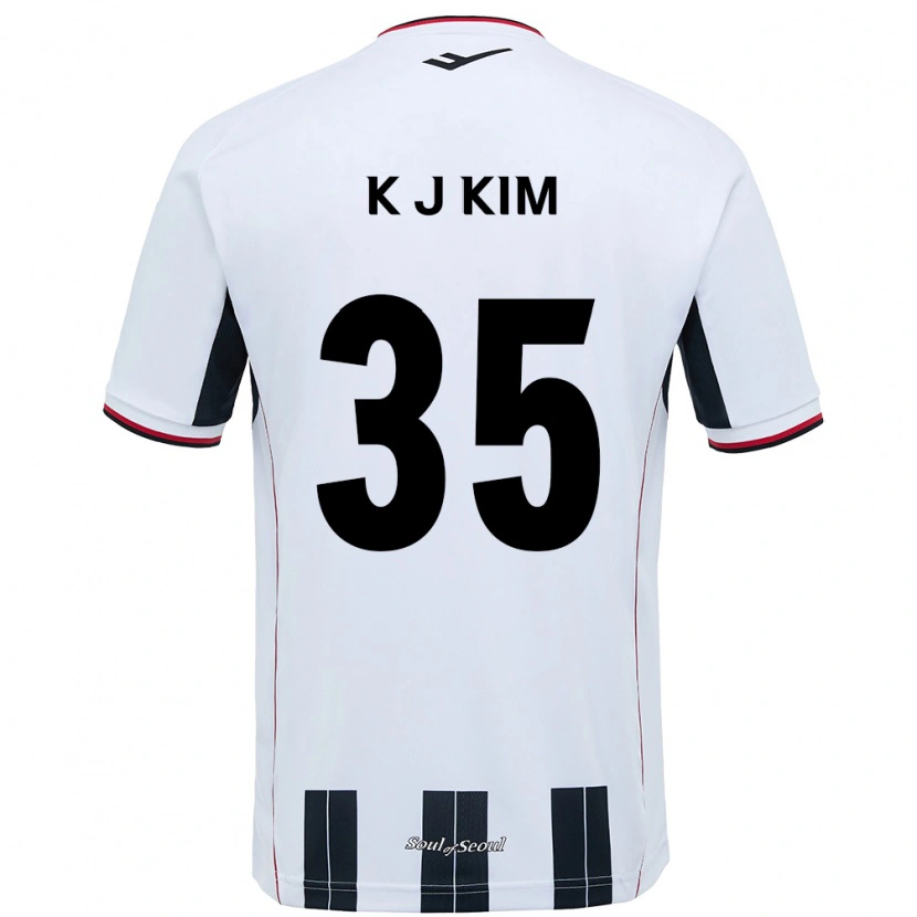 Danxen Homme Maillot Kang-Jun Kim #35 Noir Rouge Tenues Extérieur 2025/26 T-Shirt